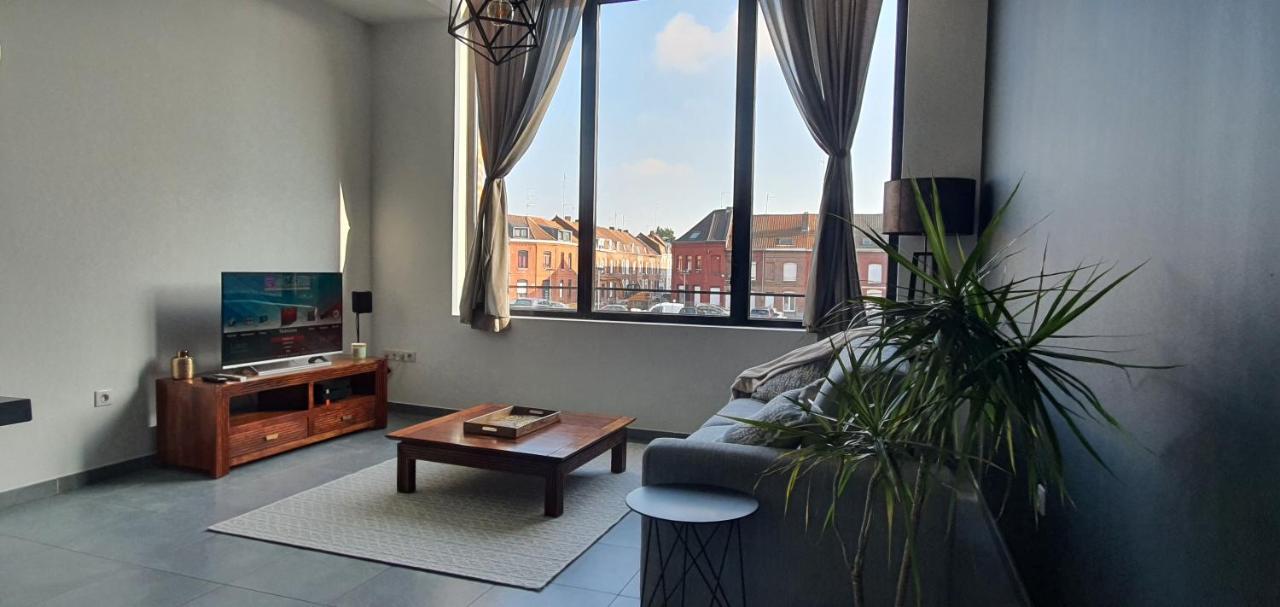 Appartement-chic parking privé Tourcoing Exterior foto